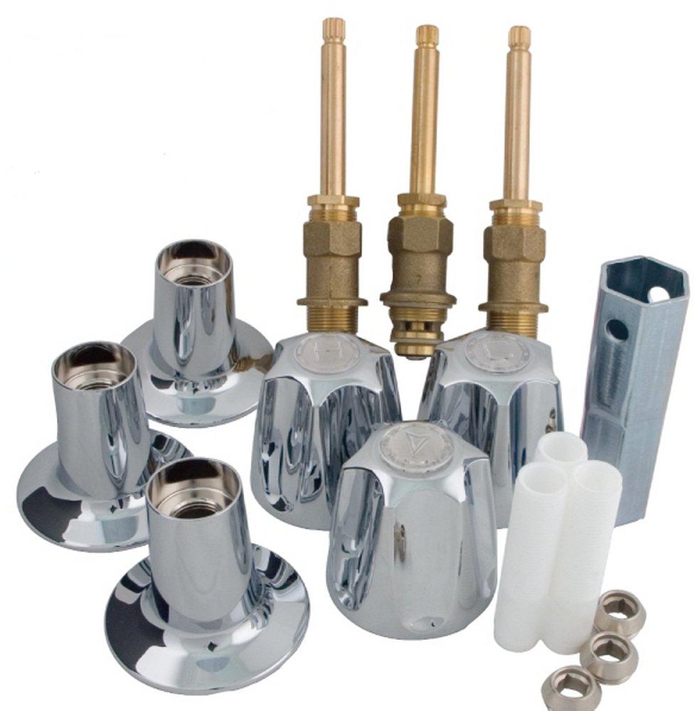 Pfister Polished Chrome 3-3/4 in. Metal Handle Kit 