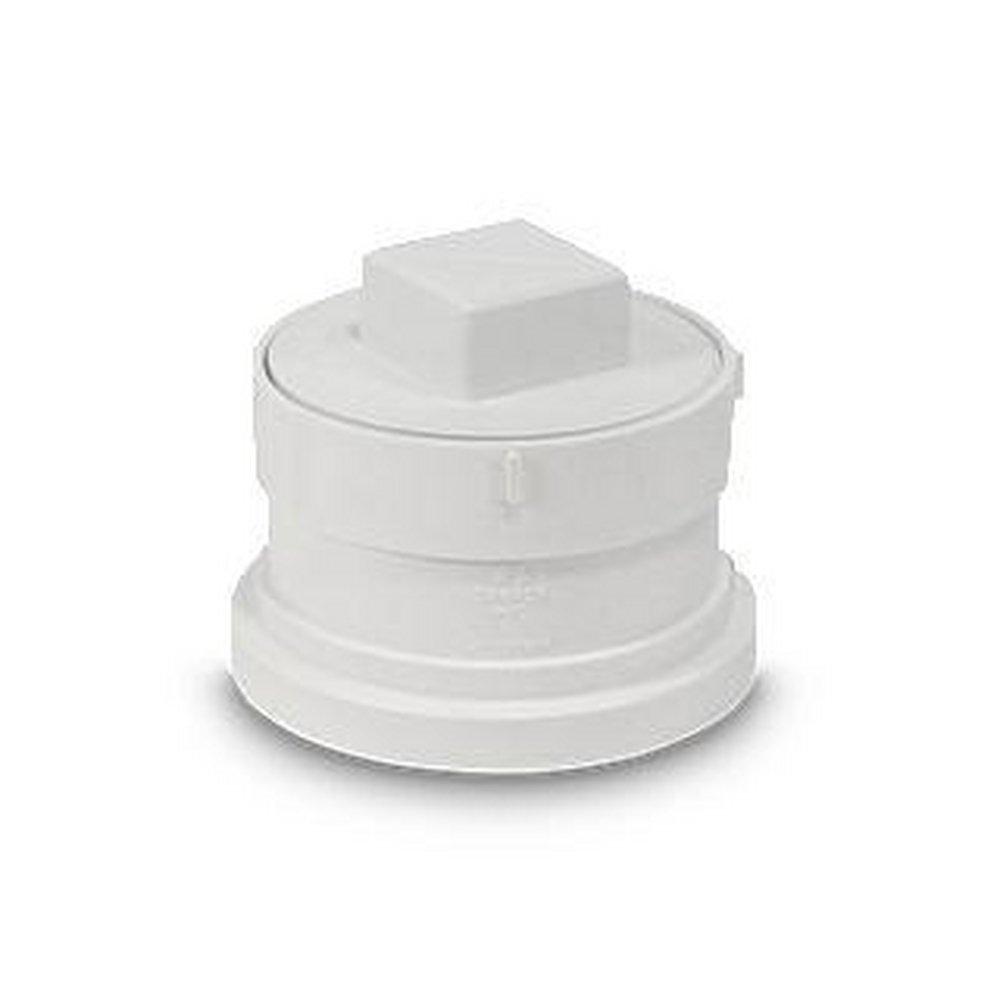 TRENCH TOUGH PLUS Gasket x MPT Sewer Straight SDR 35 PVC Clean-Out Adapter Plug with Ring 