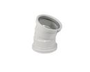 4 in. Gasket 22-1/2 Degree SDR 26 Plastic Sewer Elbow