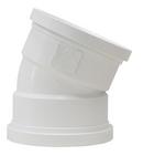 6 in. Gasket 22-1/2 Degree SDR 26 Plastic Sewer Elbow