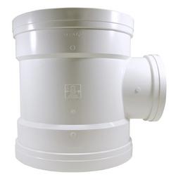 18 x 18 x 10 in. Gasket Reducing SDR 35 PVC Sewer Tee