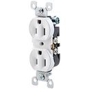 MARS Ivory Duplex Receptacle in Ivory 