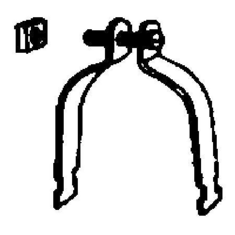 nVent ERICO Copper Electro Plated Steel Chrome Plated Strut Pipe Clamp 