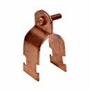 2-1/2 in. Copper Electro Plated Steel Polished Chrome Strut Pipe Clamp