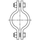 *NAS 1 PLTD MED SPLT PIPE CLMP 