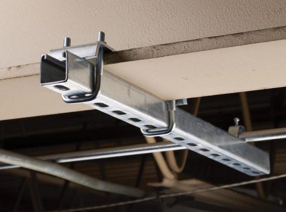 nVent CADDY 3/8 in. Electrogalvanized Channel Beam Clamp Assembly 