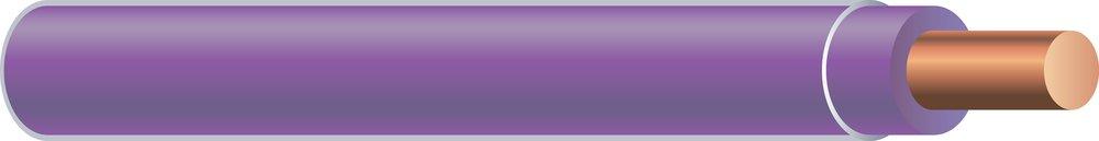 Southwire&reg; Purple 12 ga Solid Copper THHN Wire 