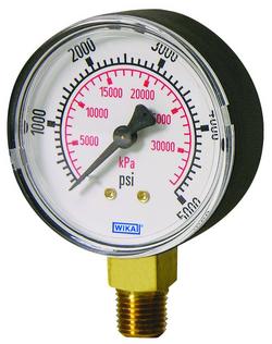 200 psi Lower Mount Pressure Gauge