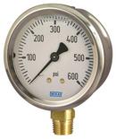 2-1/2 in. 160 psi Stainless Steel Lower Mount Pressure Gauge