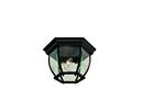 Minka Black 40W 3-Light Flush Mount 