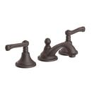 Newport Brass Oil Rubbed Bronze Two Handle Widespread Bathroom Sink Faucet Lever Handle 