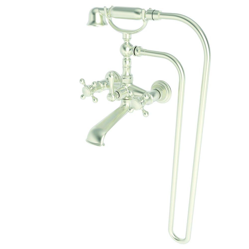 Newport Brass Satin Nickel - PVD Two Handle Wall Mount Filler 