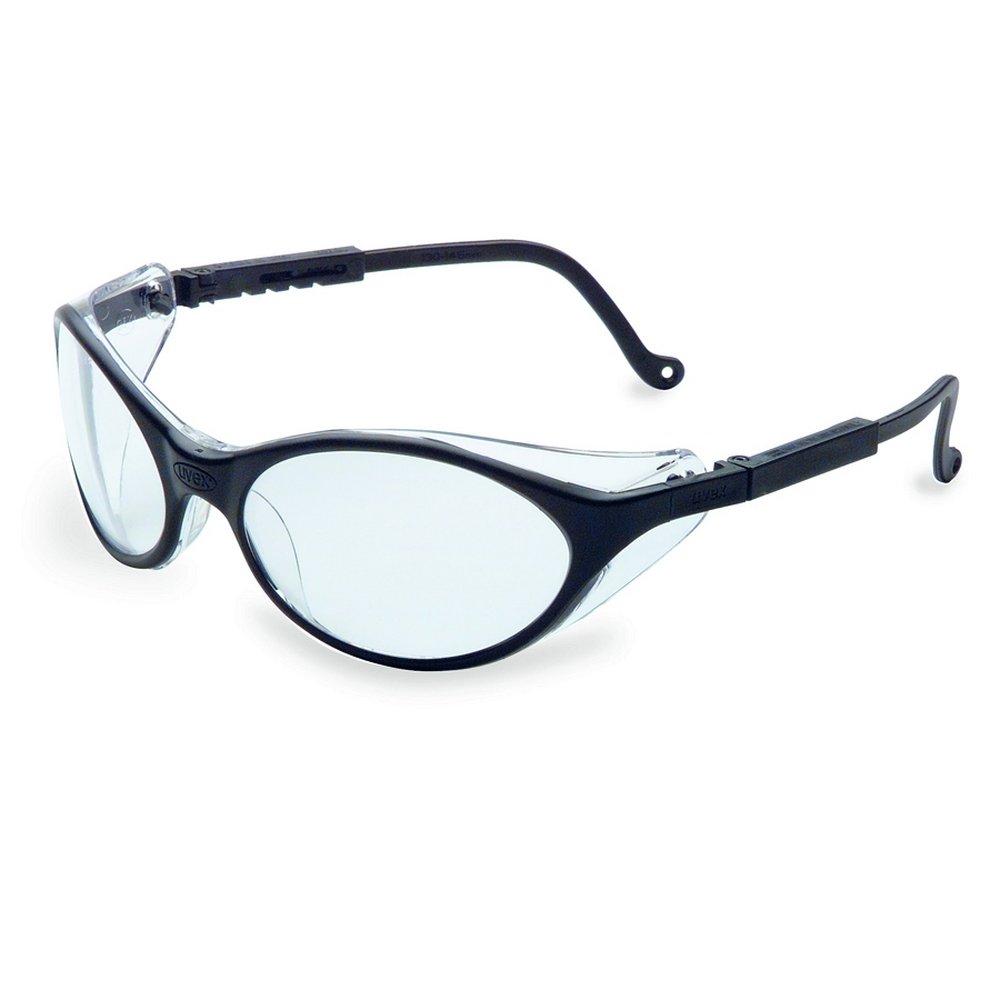 Uvex Black Frame Safety Glasses 