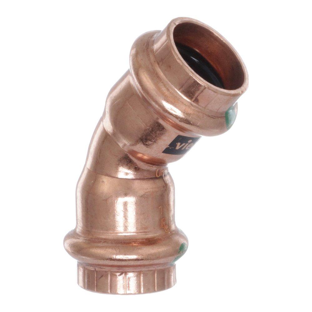 Viega Press Copper 45 Degree Elbow with EPDM Seal 