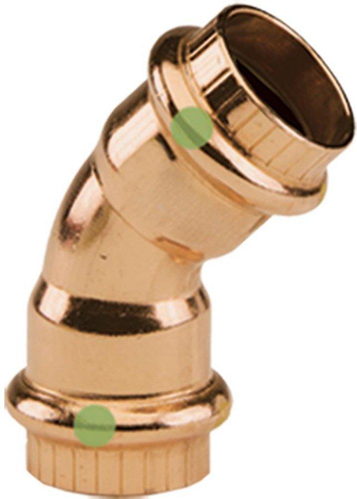 Viega Copper Press 45&deg; Elbow 