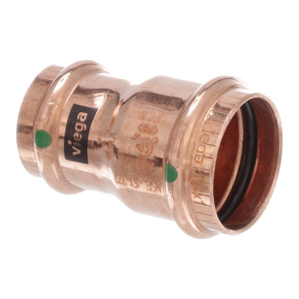 Viega ProPress® 1-1/4 x 1 in. Copper Press Coupling | Ferguson
