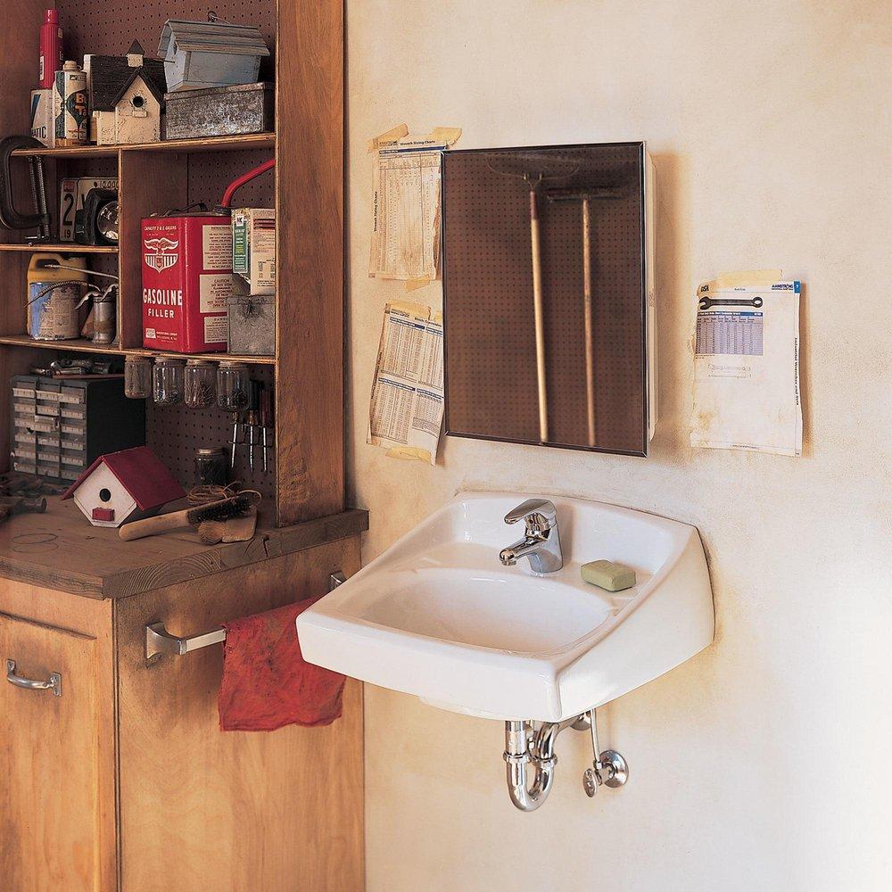 American Standard White Wall Mount Bathroom Sink 