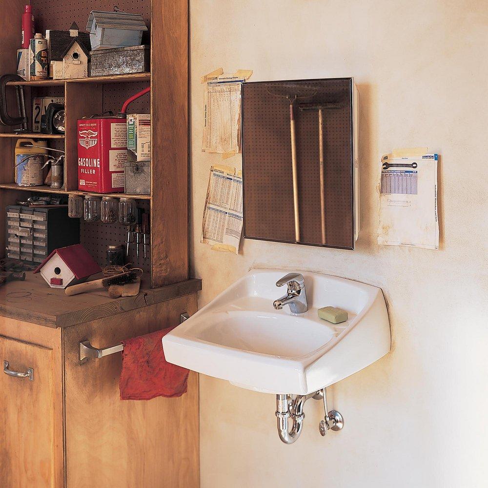 American Standard White Wall Mount Bathroom Sink 