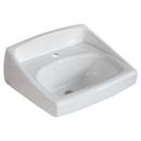 20-1/2 x 18-1/4 in. Rectangular Wall Mount Bathroom Sink in White