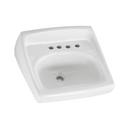 American Standard White 20 x 18 in. Vitreous China Wall Mount Lavatory 8 in. Centers 