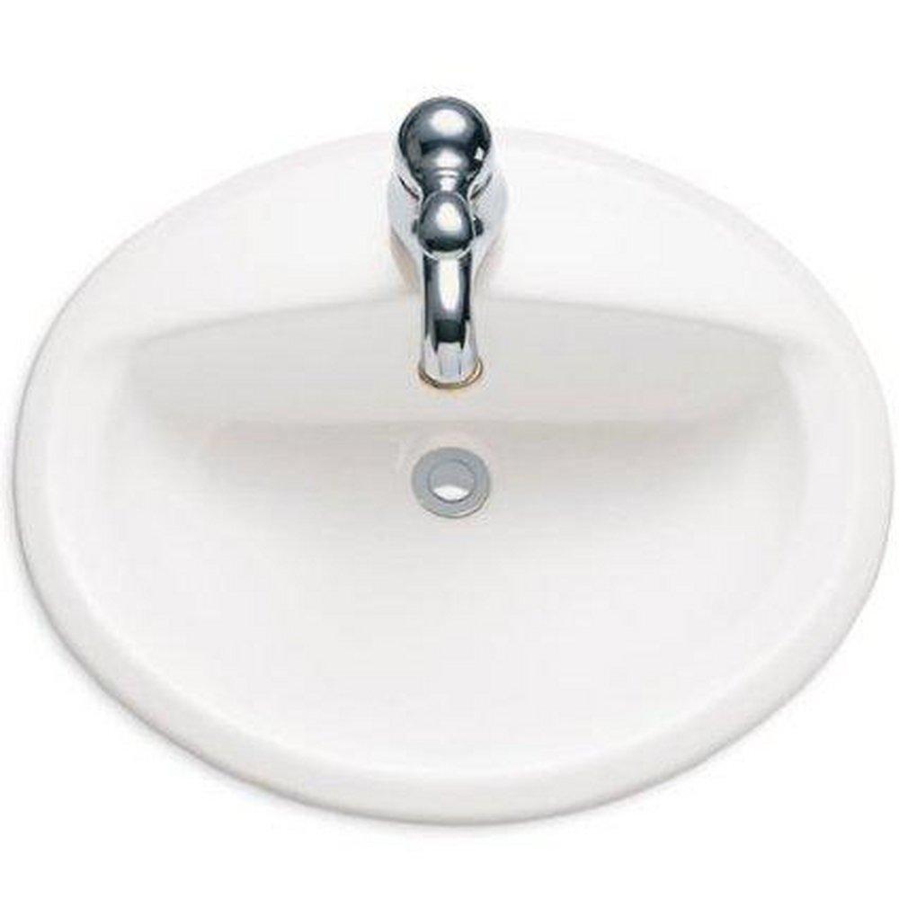 American Standard Bone Drop-in Bathroom Sink 