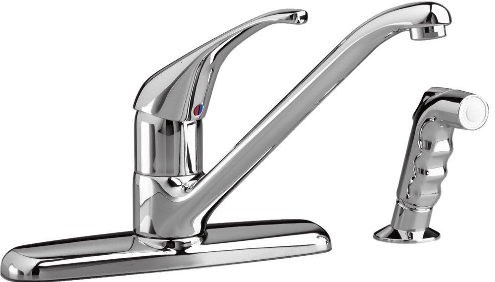 American Standard Polished Chrome Single Handle Kitchen Faucet 
