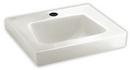 Vitreous China Wall Mount Lavatory Sink in White