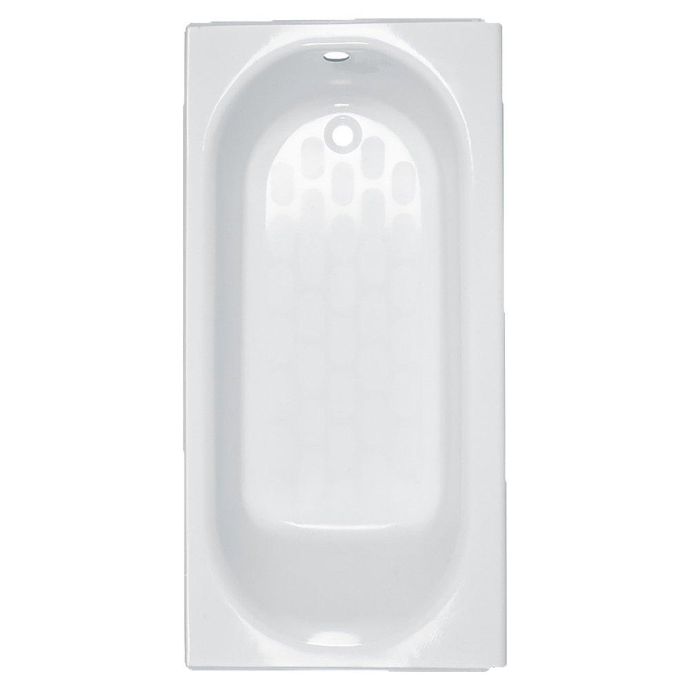 American Standard White Oval Rectangular Bathtub with End Drain 