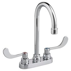 Two Handle Centerset Bathroom Sink Faucet in Polished Chrome