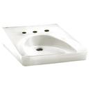 20 x 27 in. Rectangular Wall Mount Bathroom Sink in White