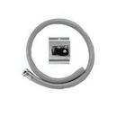 Stern-Williams Polished Chrome Hose Coupling & Stainless Steel Bracket 