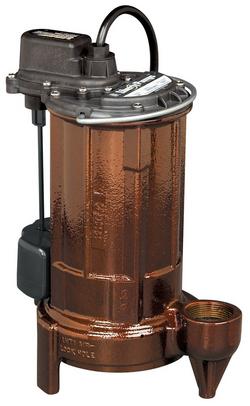 1/2 HP 115V Cast Iron Submersible Sump Pump with 10 ft. Cord