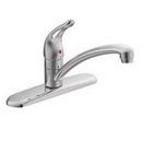 3-Hole Single Loop Handle Kitchen Faucet in Polished Chrome