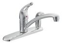 1.5 gpm Single Loop Handle Kitchen Faucet Deckspray in Polished Chrome