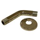 Jones Stephens Chrome Plated 8 in. Stainless Steel Shower Arm and Flange 