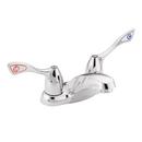 1.2 gpm. Two Handle Centerset Bathroom Sink Faucet in Chrome