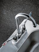 Moen Chrome Two Wristblade Handle Bar Faucet 