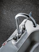 Moen Chrome Two Wristblade Handle Bar Faucet 