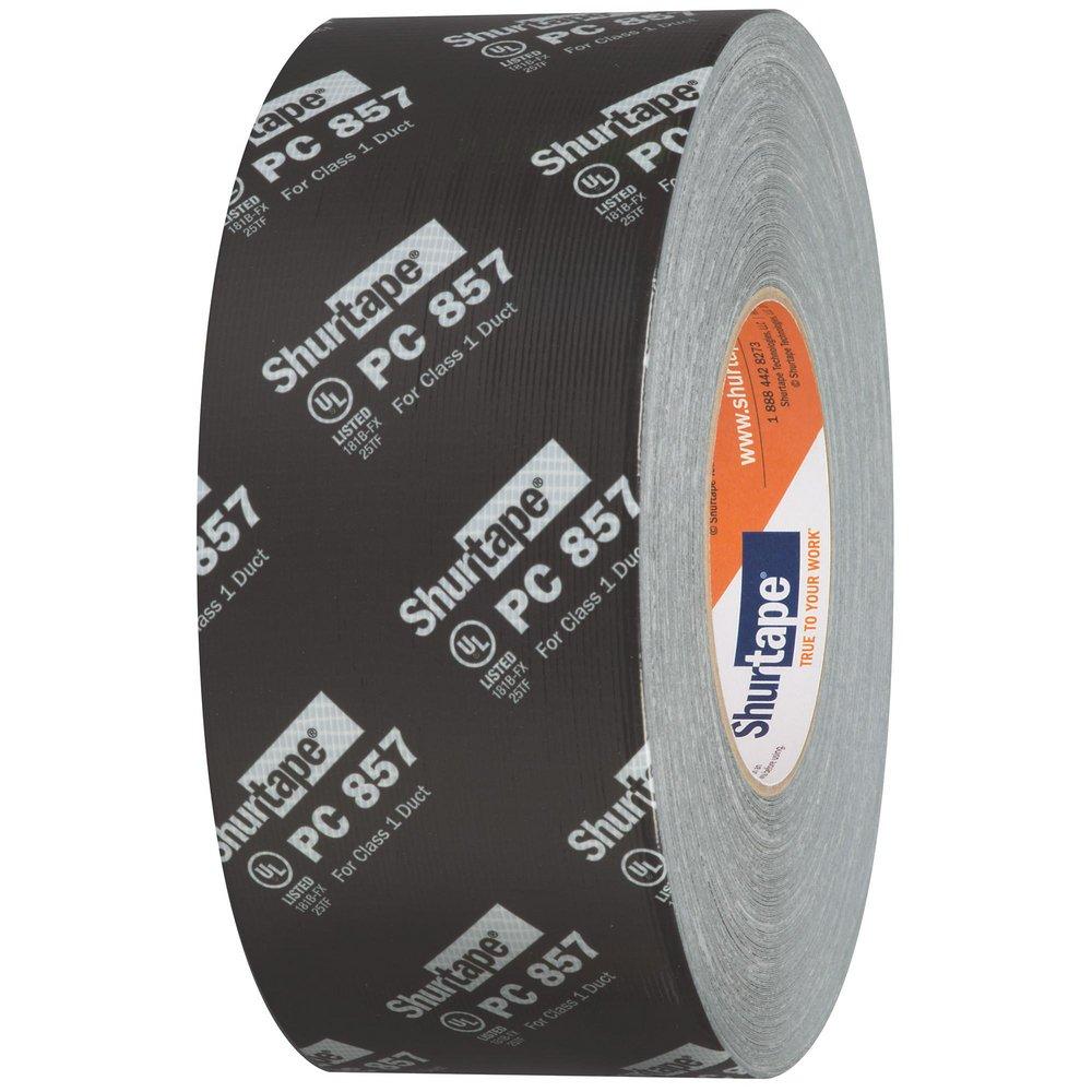 Shurtape Black 3 in. Black Waterproof Cloth Duct Tape 