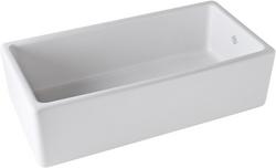 36 in. Farmhouse Fireclay Single Bowl Kitchen Sink in White