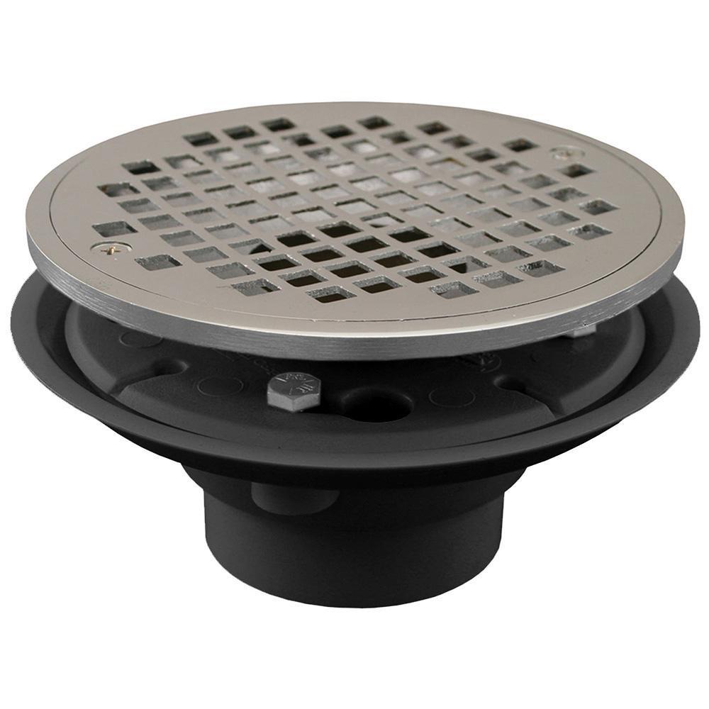 Jones Stephens Chrome Plated Plastic Chrome Plated Floor Drain 