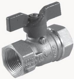 1/2 in. Brass FIP T-Handle Gas Ball Valve