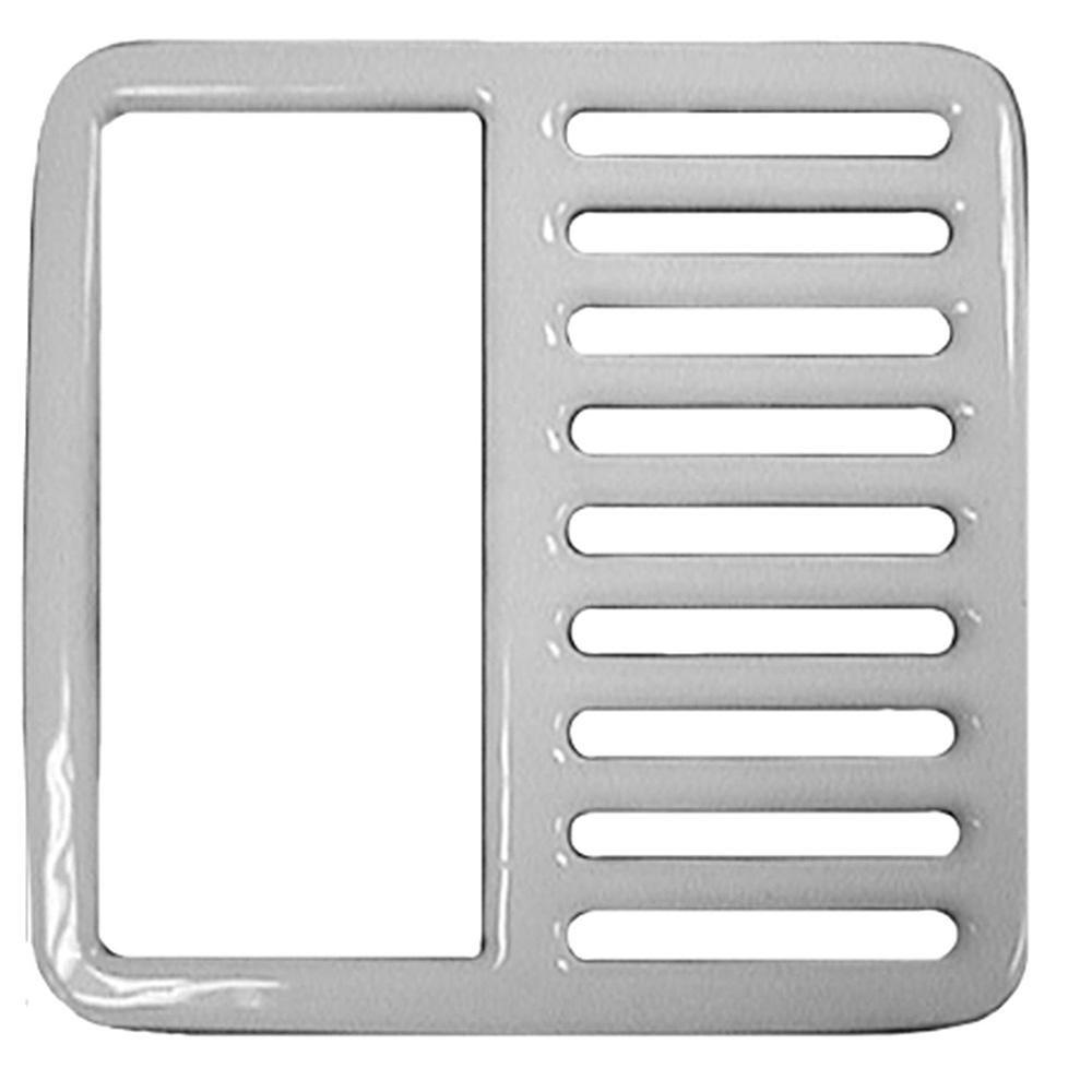 Jones Stephens White Cast Iron Top Grate 