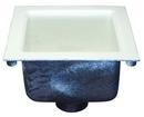 12 x 12 x 8 in. Floor Mount Cast Iron Floor Sink