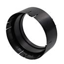 NDS Black 6 x 6 in. Offset Universal Locking Outlet Adapter 