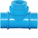 1-1/2 in. Mechanical Joint Straight Polypropylene Clean-Out Tee with Plug