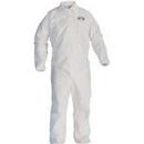 L Size Fabric Coverall in White