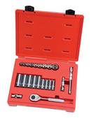 3/8 in. Drive 12 Point Socket Set with Extension