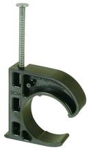 1 in. Black Plastic Full Nail Barb Clamp