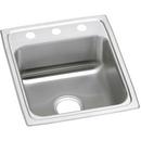 Elkay Lustrous Satin 17 x 20 in. Stainless Steel Single Bowl Drop-in Kitchen Sink in Brushed Satin 